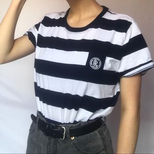 ralph lauren active striped t-shirt